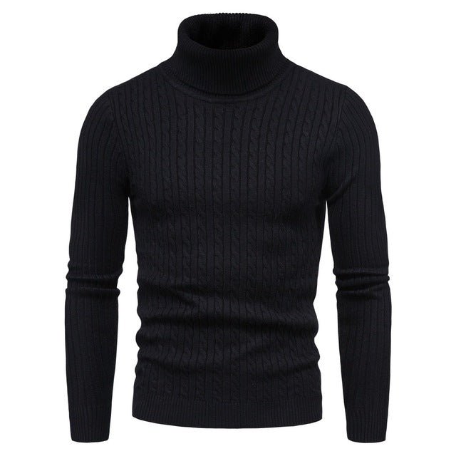 Fashion Sweater Men Sweater Slim Pullover Knitted Sweater - Image 8