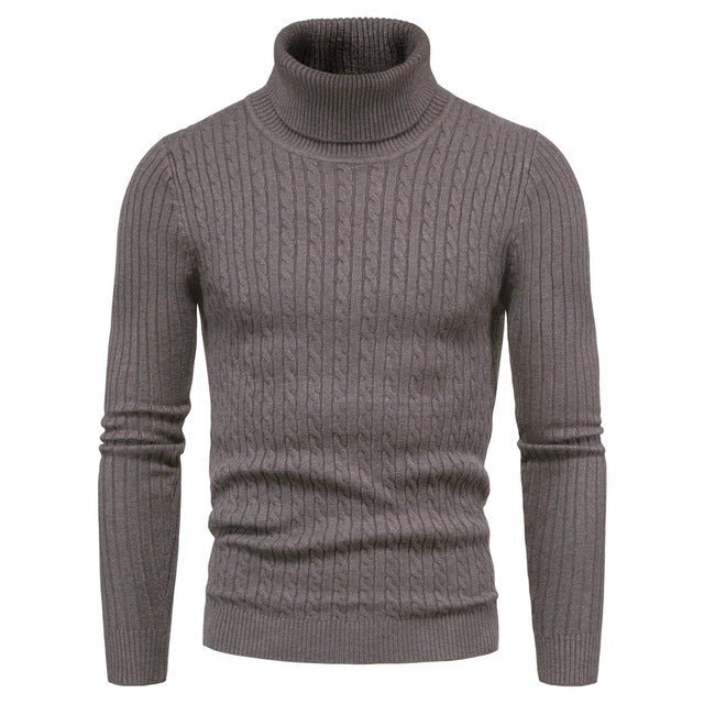 Fashion Sweater Men Sweater Slim Pullover Knitted Sweater - Image 10