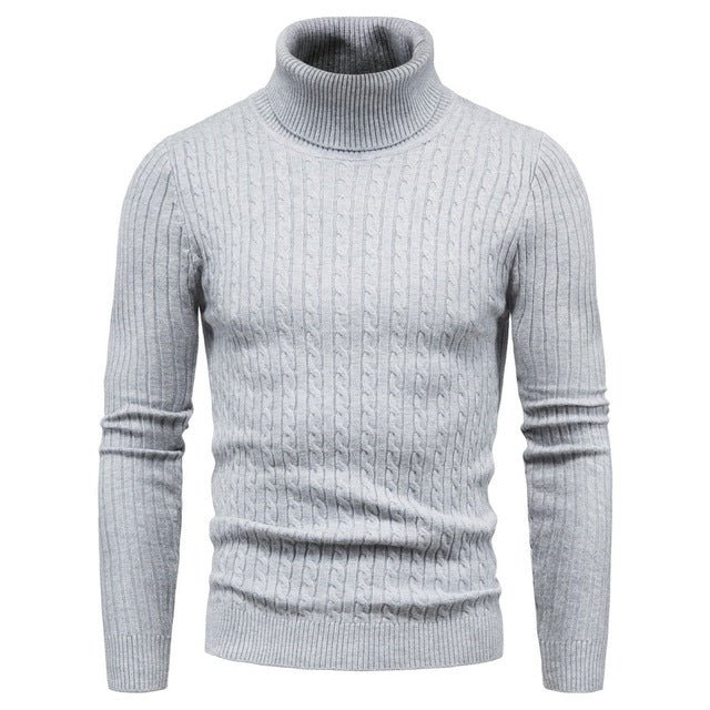 Fashion Sweater Men Sweater Slim Pullover Knitted Sweater - Image 11