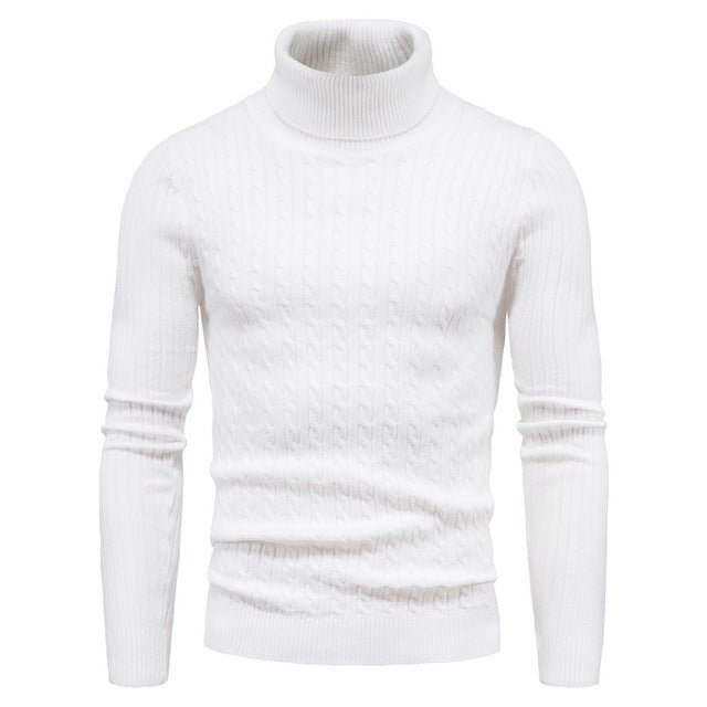 Fashion Sweater Men Sweater Slim Pullover Knitted Sweater - Image 15