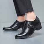 Fashion Vintage High Heel Heightening Oxfords Pointed Toe