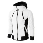 Casual Fleece Coats Bomber Jacket Scarf Collar Jacket