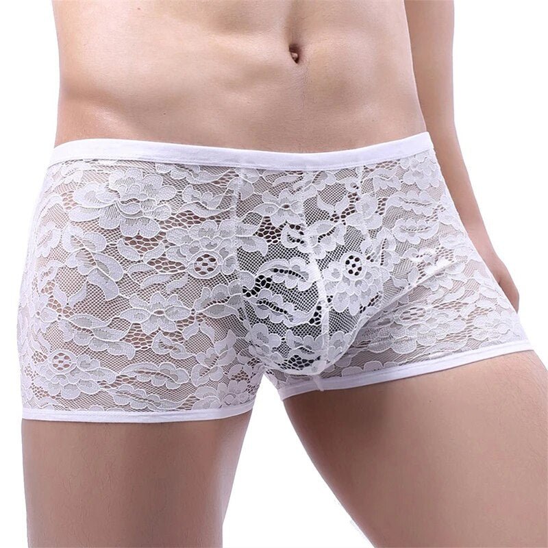 Lace Sexy Shorts Boxer Breathable Underpants - Image 2