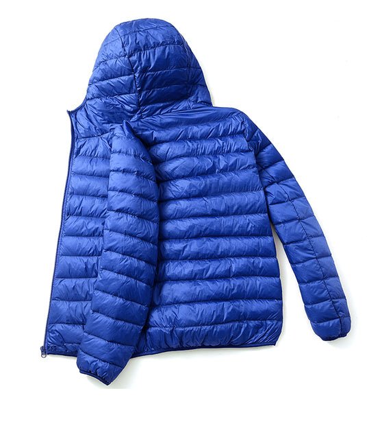 Ultra Light Duck Down Spring Hooded Jackets Men - Image 9