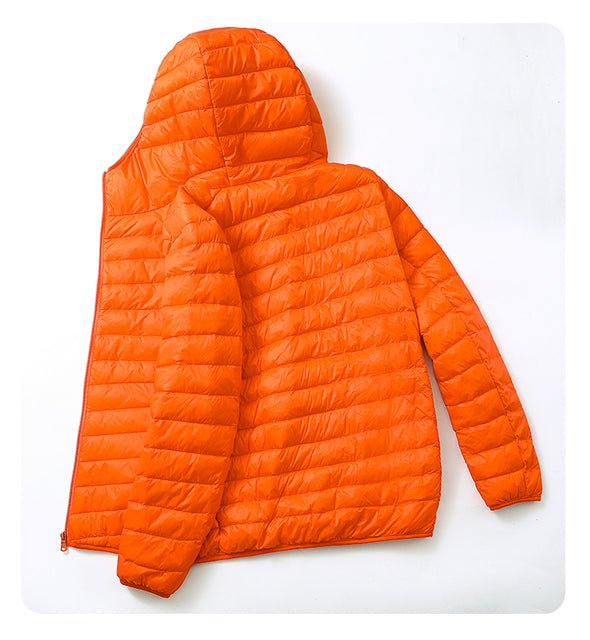 Ultra Light Duck Down Spring Hooded Jackets Men - Image 10