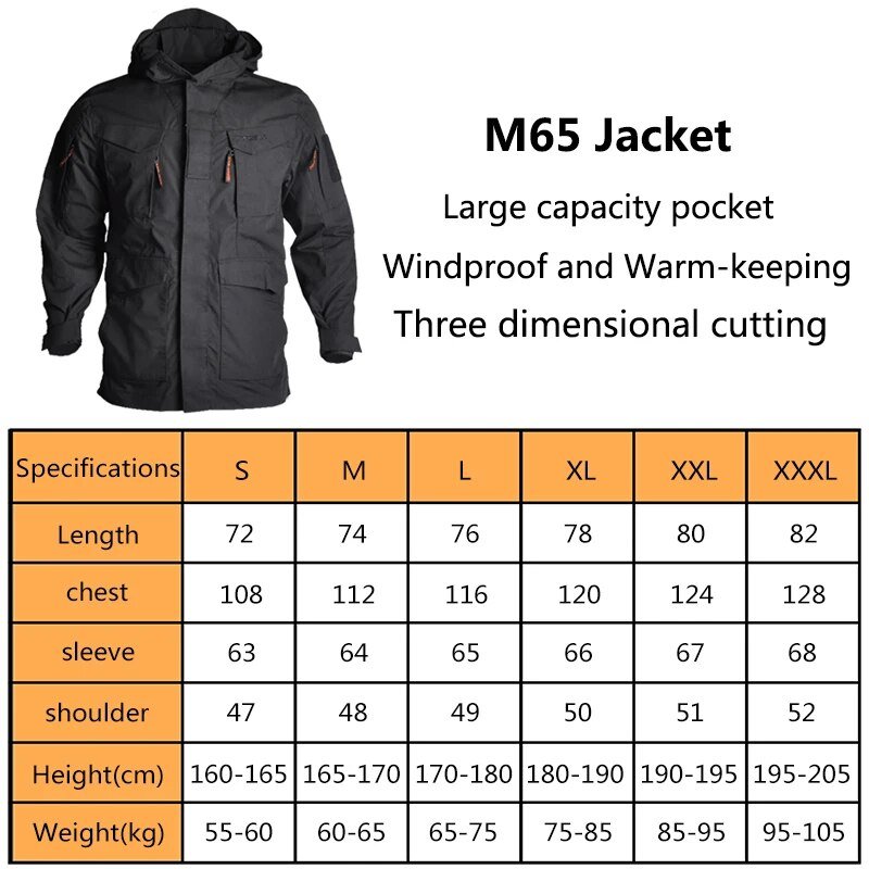 M65 Men's Row Aviator Hooded Jacket - Image 13