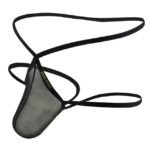 Men Briefs Thongs Pouch Mesh Transparent Underwear
