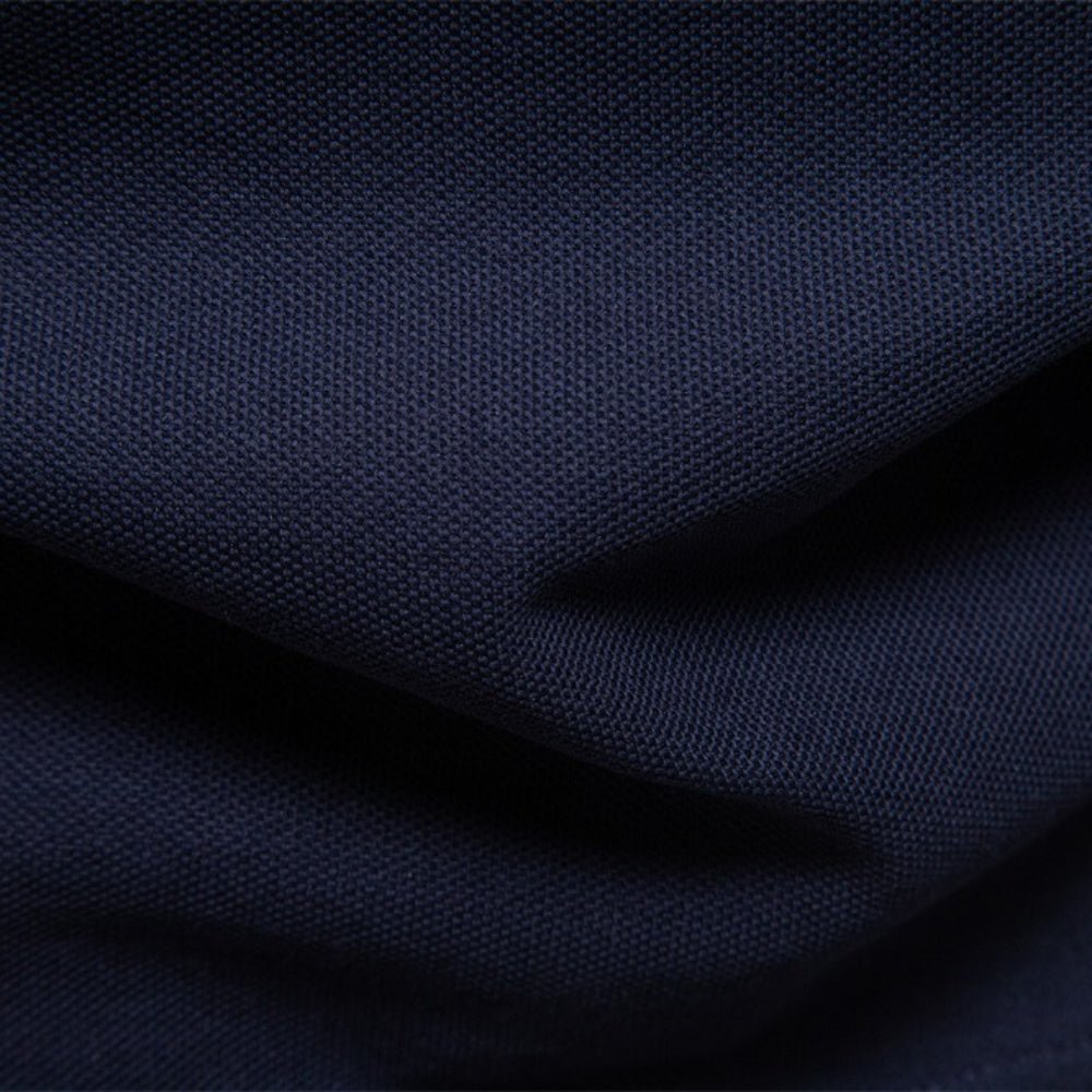Men Cotton Solid Color Long Sleeve Polo Sweater - Image 10