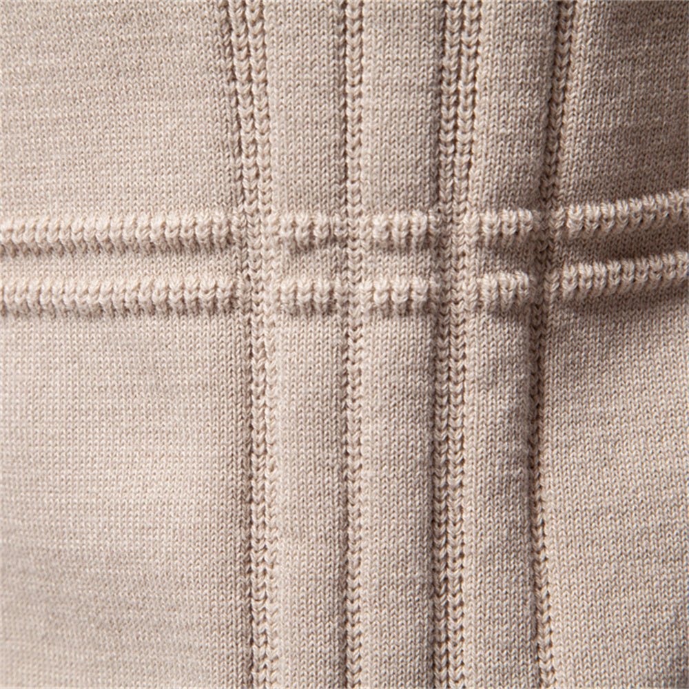 Men Crewneck Pullover Sweater Knitted Cotton Stripped - Image 11