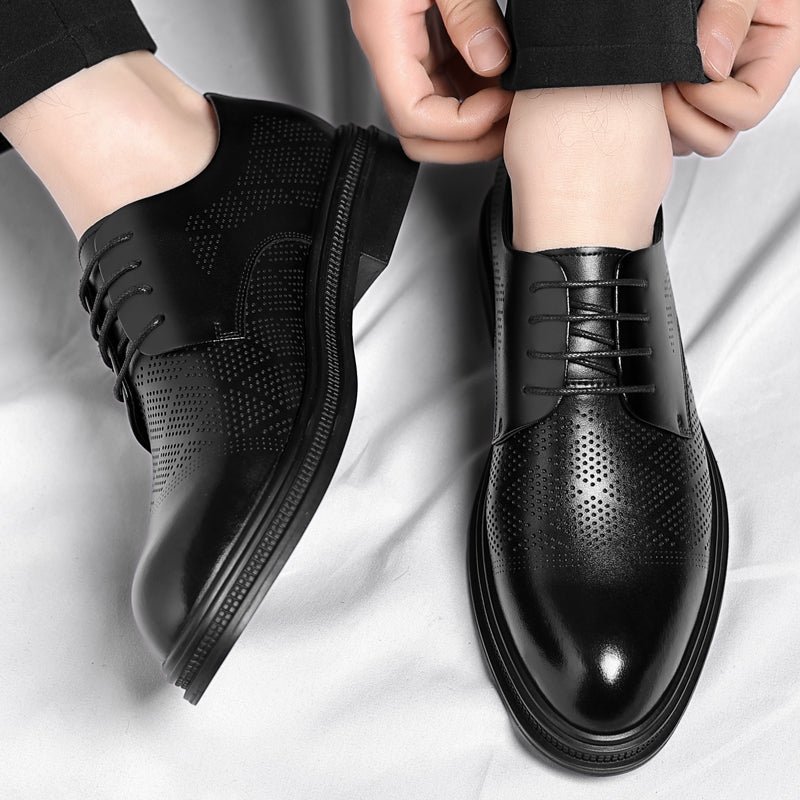 Men Hollow Out Elevator Oxfords Shoes 3 / 6 / 8 cm