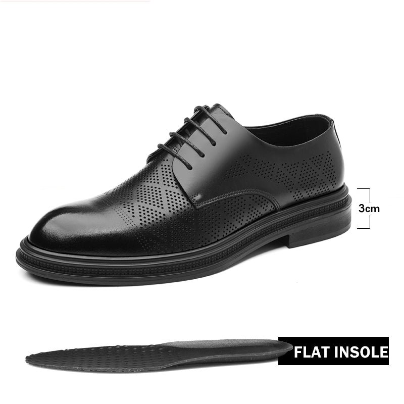 Men Hollow Out Elevator Oxfords Shoes 3 / 6 / 8 cm - Image 8