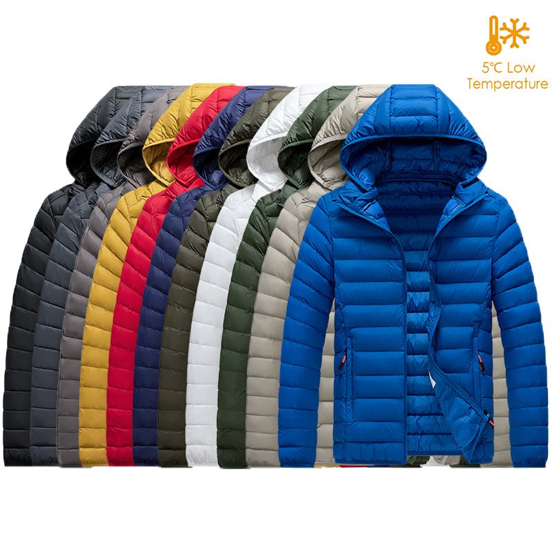 Men Hooded Casual Outwear Jacket Coat - Image 16