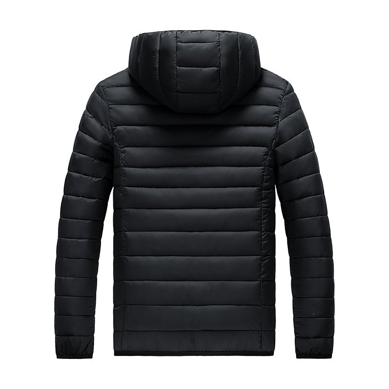 Men Hooded Casual Outwear Jacket Coat - Image 7