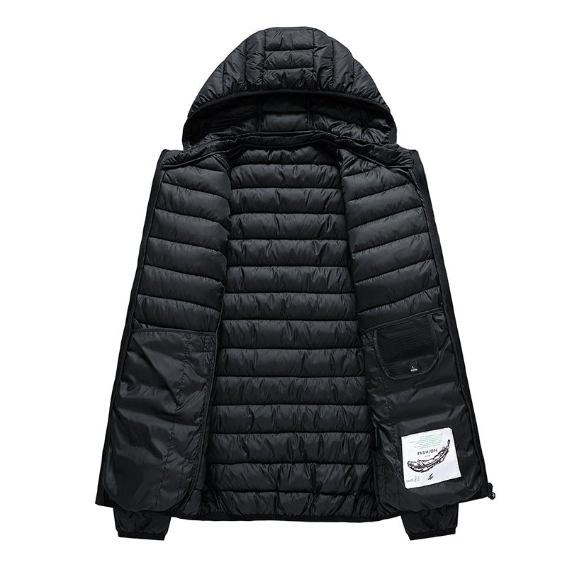 Men Hooded Casual Outwear Jacket Coat - Image 8