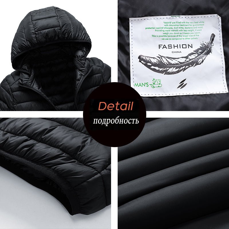 Men Hooded Casual Outwear Jacket Coat - Image 15