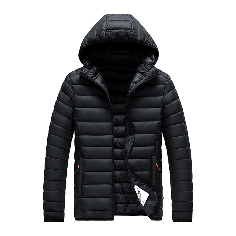 Men Hooded Casual Outwear Jacket Coat - Image 10