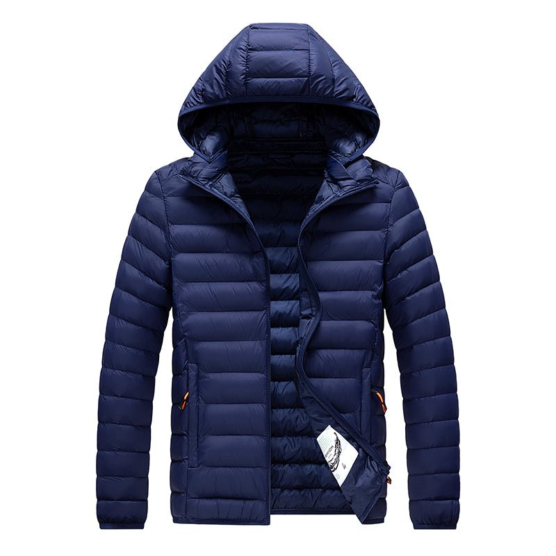 Men Hooded Casual Outwear Jacket Coat - Image 11