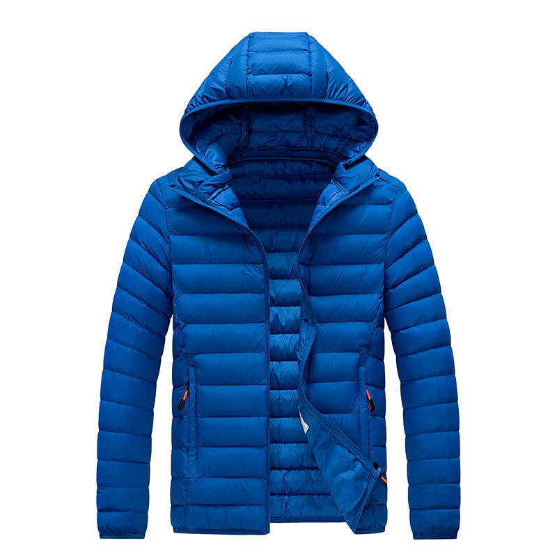 Men Hooded Casual Outwear Jacket Coat - Image 3