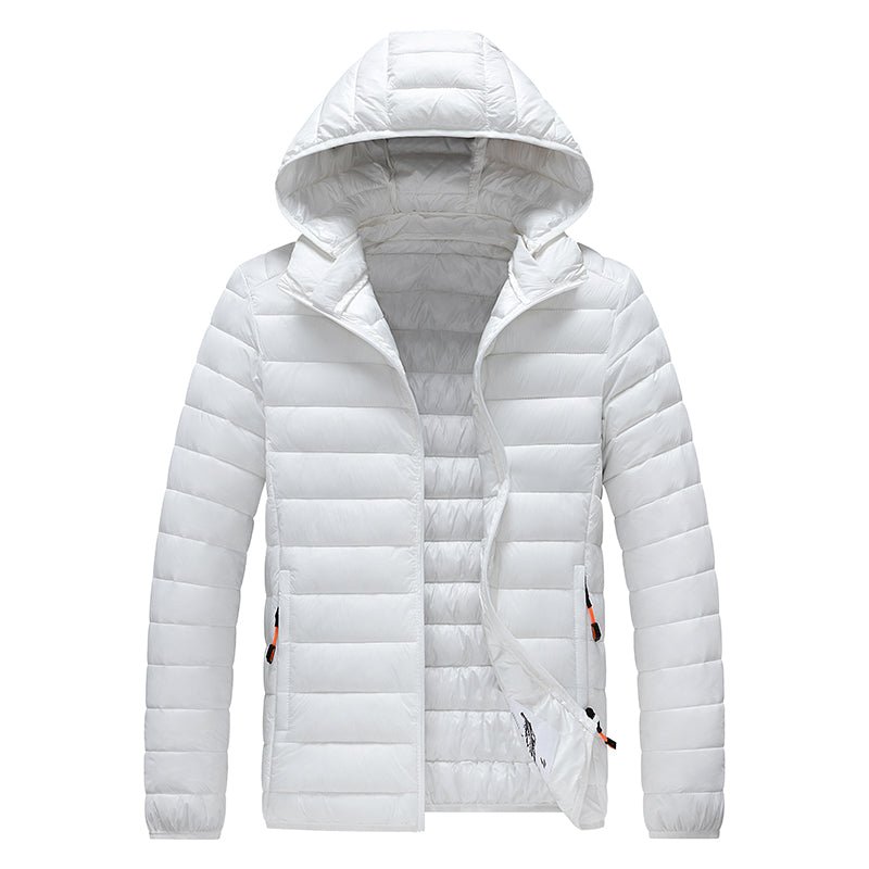 Men Hooded Casual Outwear Jacket Coat - Image 5