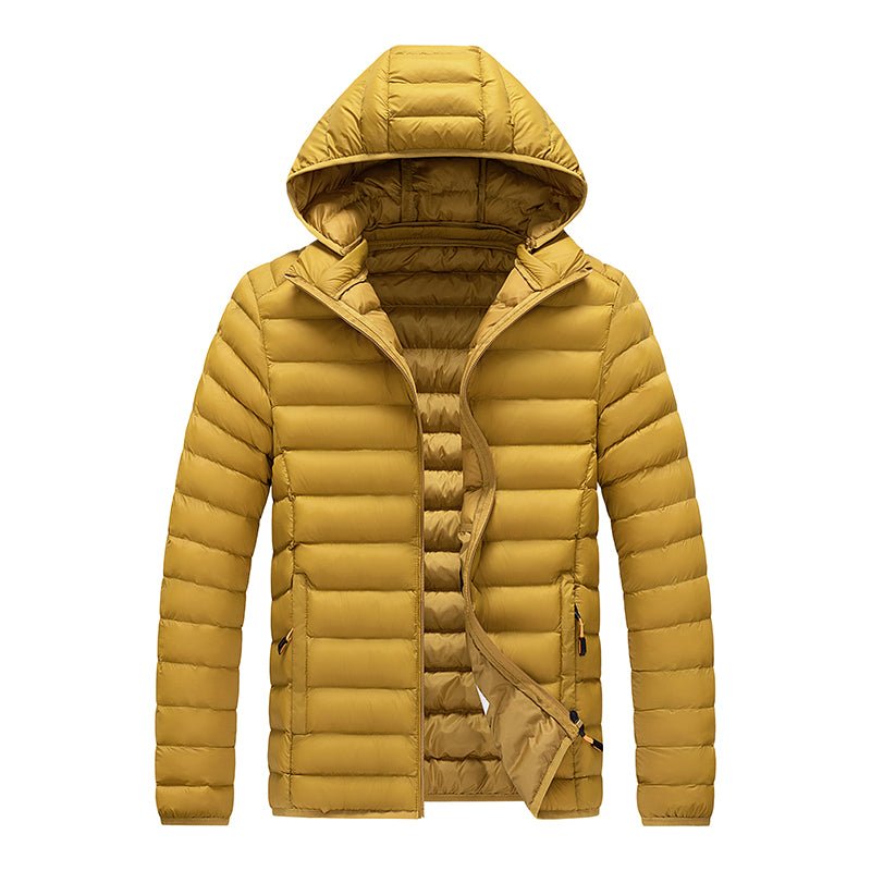 Men Hooded Casual Outwear Jacket Coat - Image 2