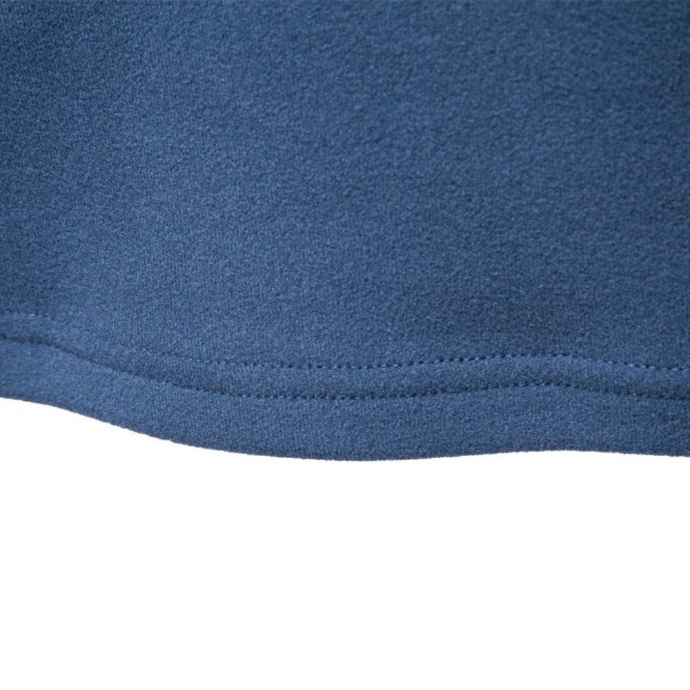 Men Solid Color Zipper Soft Shell Sweatshirt - Image 9