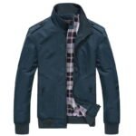 Men Sportswear Stand Collar Slim Jackets Casual Coats