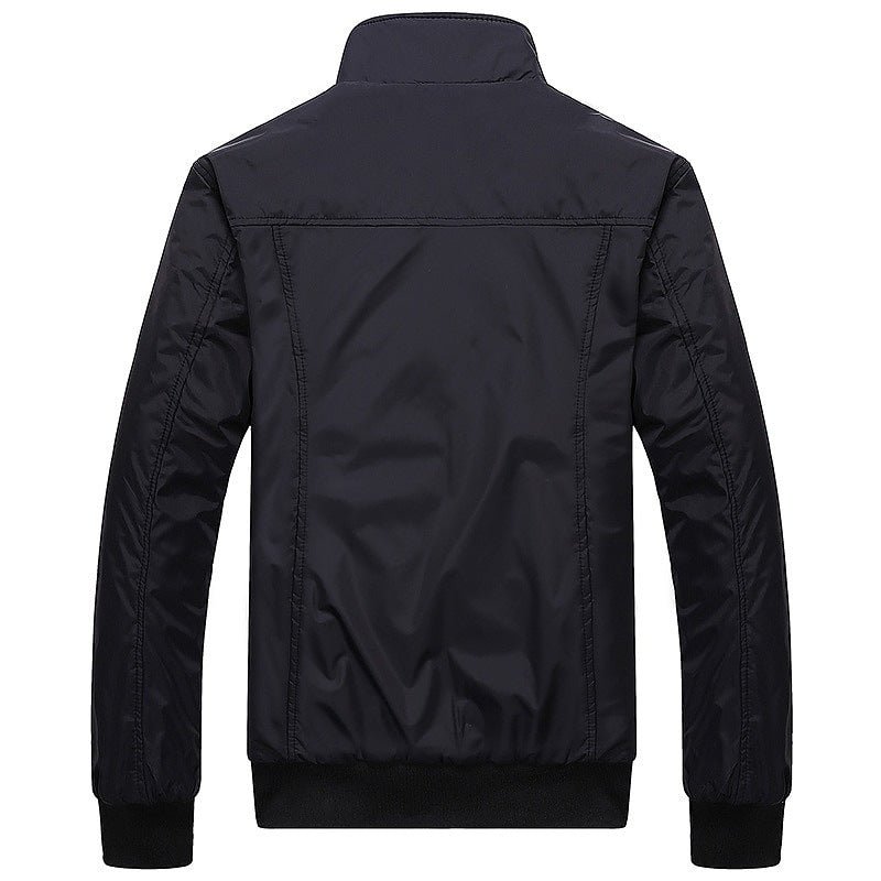 Men Sportswear Stand Collar Slim Jackets Casual Coats - Image 4