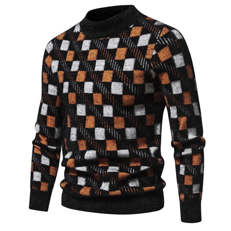 Men Thick Warm Pullover Knitting Sweater - Image 2