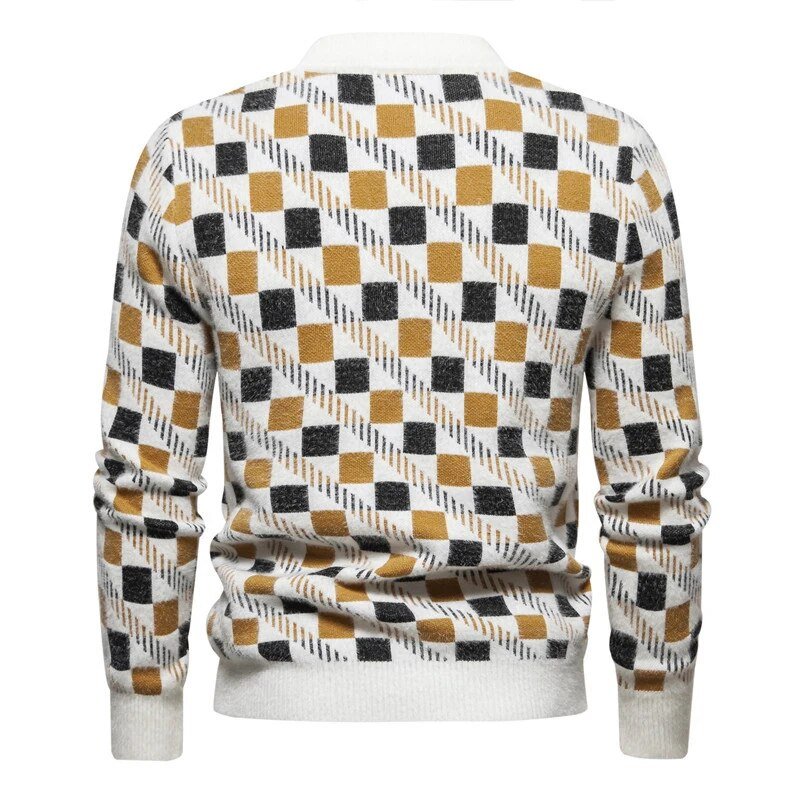 Men Thick Warm Pullover Knitting Sweater - Image 3