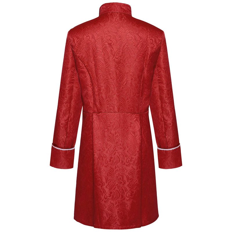 Men Thin Stage Performance Dress Long Jacket - Image 5