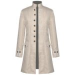 Men Thin Stage Performance Dress Long Jacket