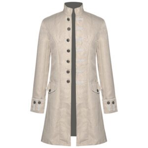 Men Thin Stage Performance Dress Long Jacket