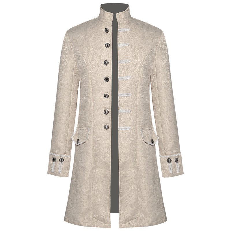Men Thin Stage Performance Dress Long Jacket
