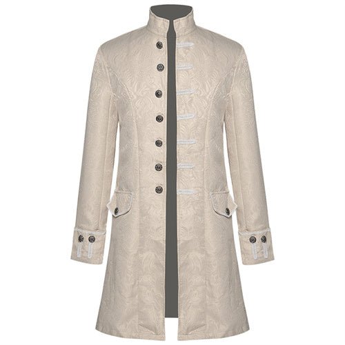 Men Thin Stage Performance Dress Long Jacket - Image 8