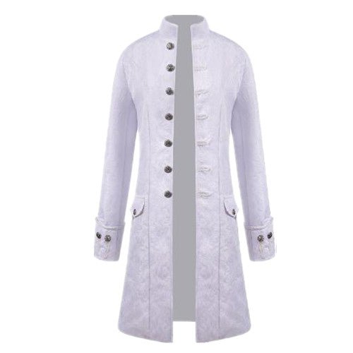 Men Thin Stage Performance Dress Long Jacket - Image 12