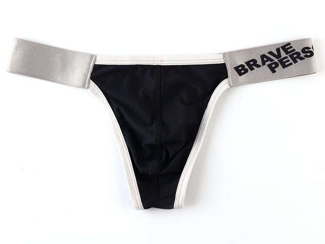Men Thongs G Strings Nylon Sexy Underwear Briefs - Image 7