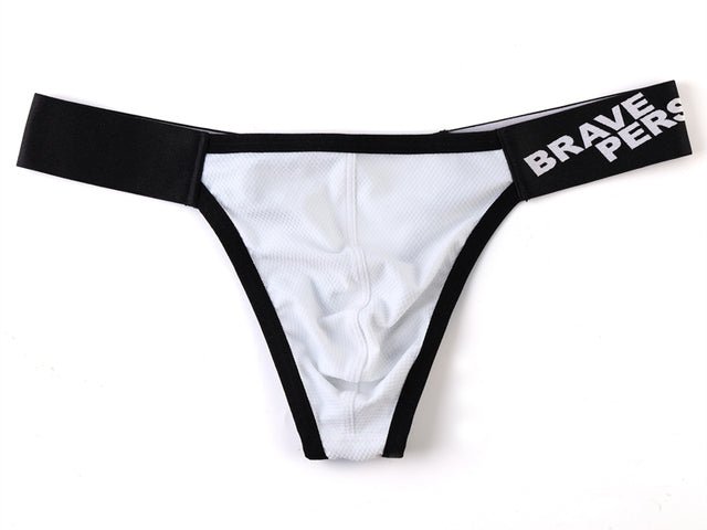 Men Thongs G Strings Nylon Sexy Underwear Briefs - Image 12