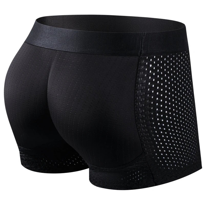 Men Trunks Built-in Fake Butt Hip Lifter Enhancer Shorts Boxer - Image 4