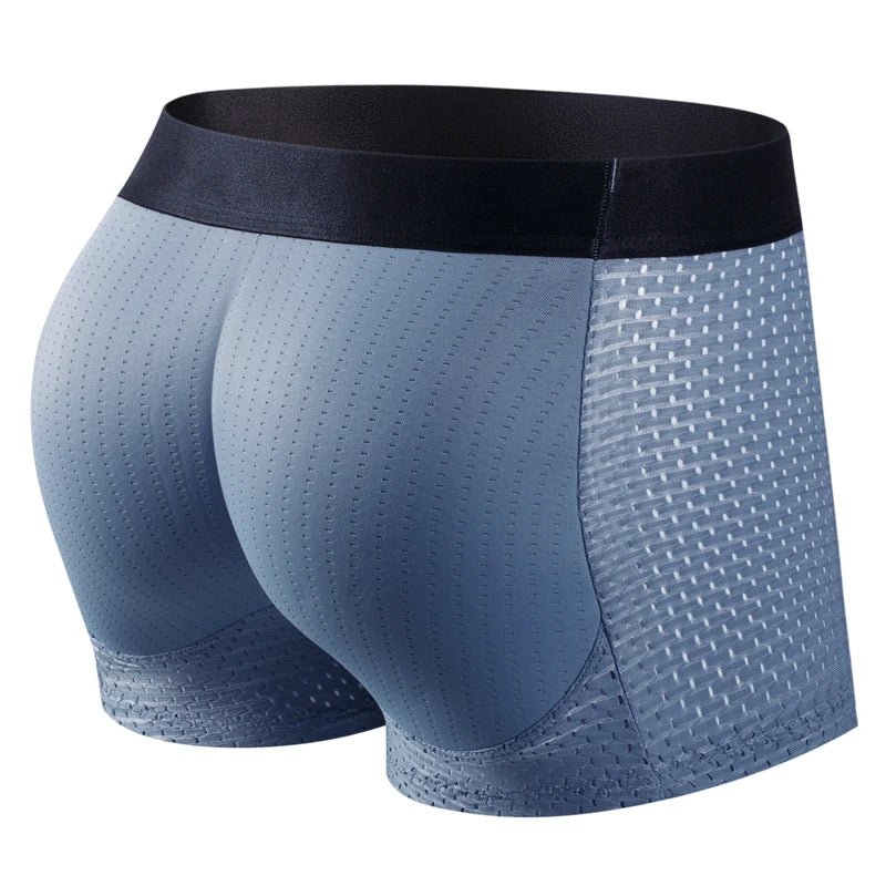 Men Trunks Built-in Fake Butt Hip Lifter Enhancer Shorts Boxer - Image 7