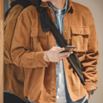 Men Vintage Corduroy Shirt Jacket