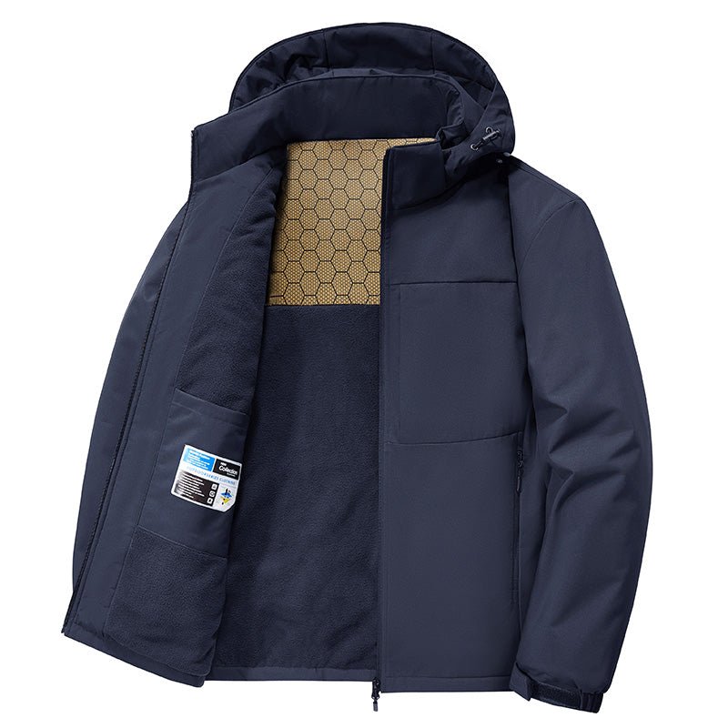 Men Winter SoftShell Tactical Waterproof Jackets - Image 2