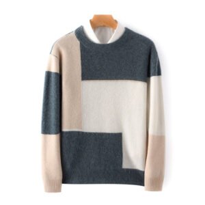 Merino Wool Pullover Sweater For Men