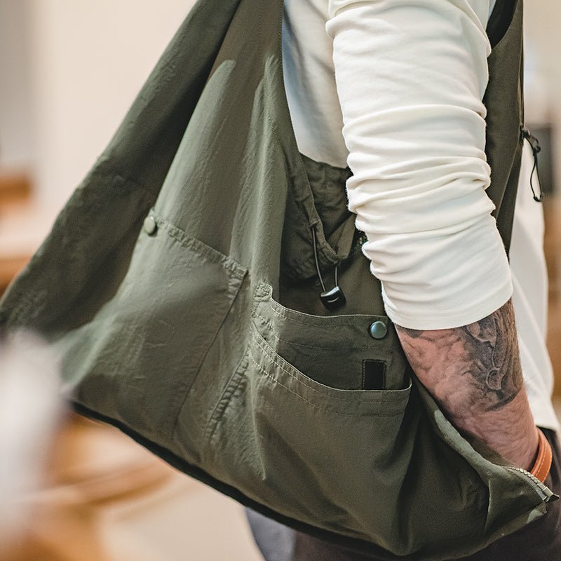 Working Vest Multi Pocket Waistcoat Satchel Jacket - Image 8