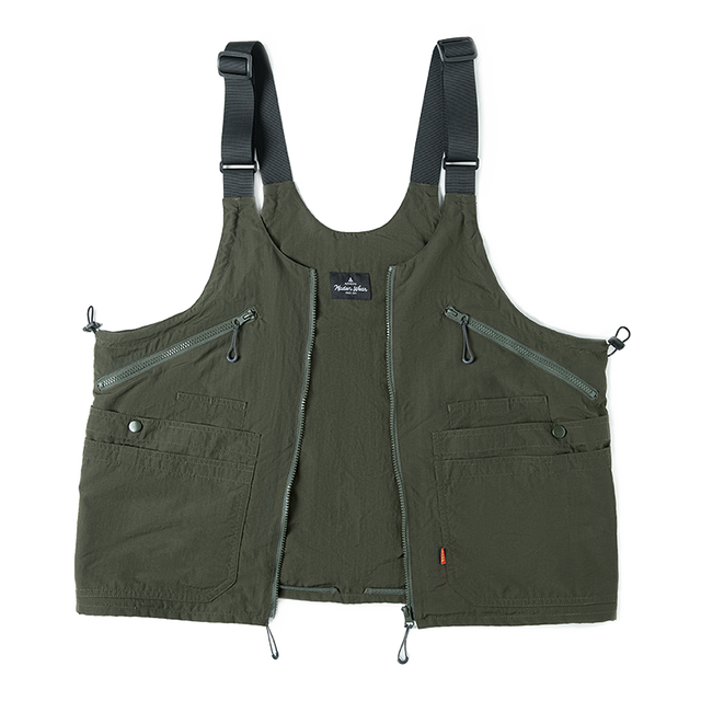 Working Vest Multi Pocket Waistcoat Satchel Jacket - Image 9