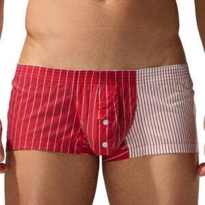 Pure Cotton Stripes Contrasting Color Men Underwear