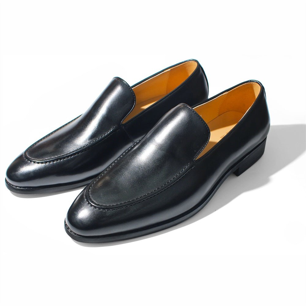 Pure Style Genuine Leather Men Loafers Pointed Toe - Image 3