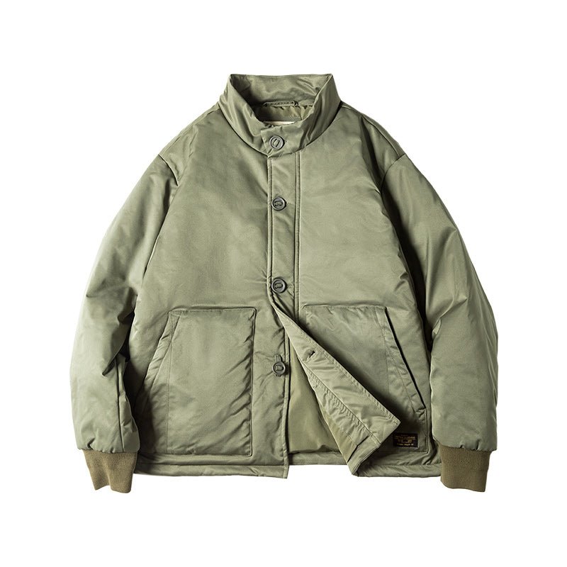 Vintage Thickened Men A1 Bomber Jacket - Image 12