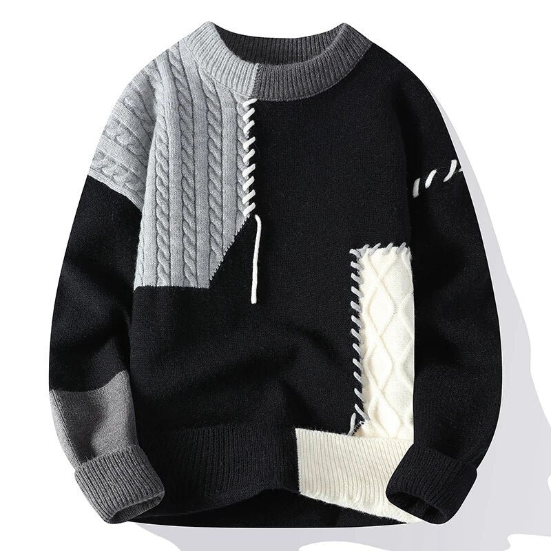Fashion Turtleneck Autumn Winter Warm Mens Sweaters - Image 9