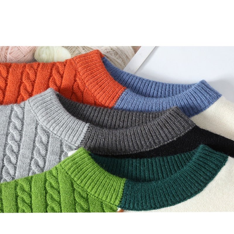 Fashion Turtleneck Autumn Winter Warm Mens Sweaters - Image 10