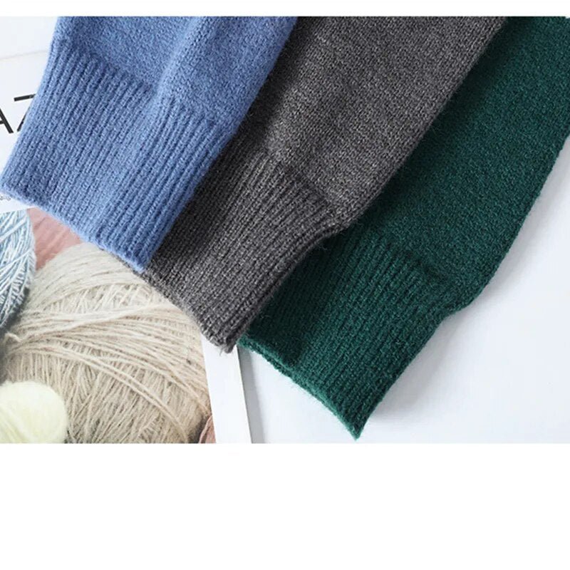Fashion Turtleneck Autumn Winter Warm Mens Sweaters - Image 11
